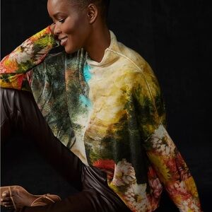 Anthropologie Pilcro Women's The Alani Cashmere Long Sleeve Sweater by Swarm‎ XS